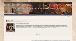 Desktop Screenshot of musee-papeteries-canson-montgolfier.fr